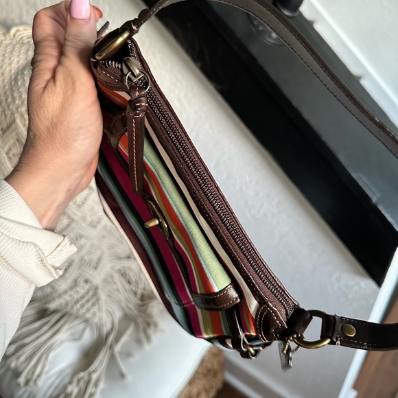 Coach Legacy Mini Striped Tote Shoulder bag - Picture 6 of 8